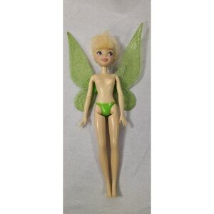 Disney Store Fairies Tinkerbell with Wings 10" Flutter Wings Fairies Doll
